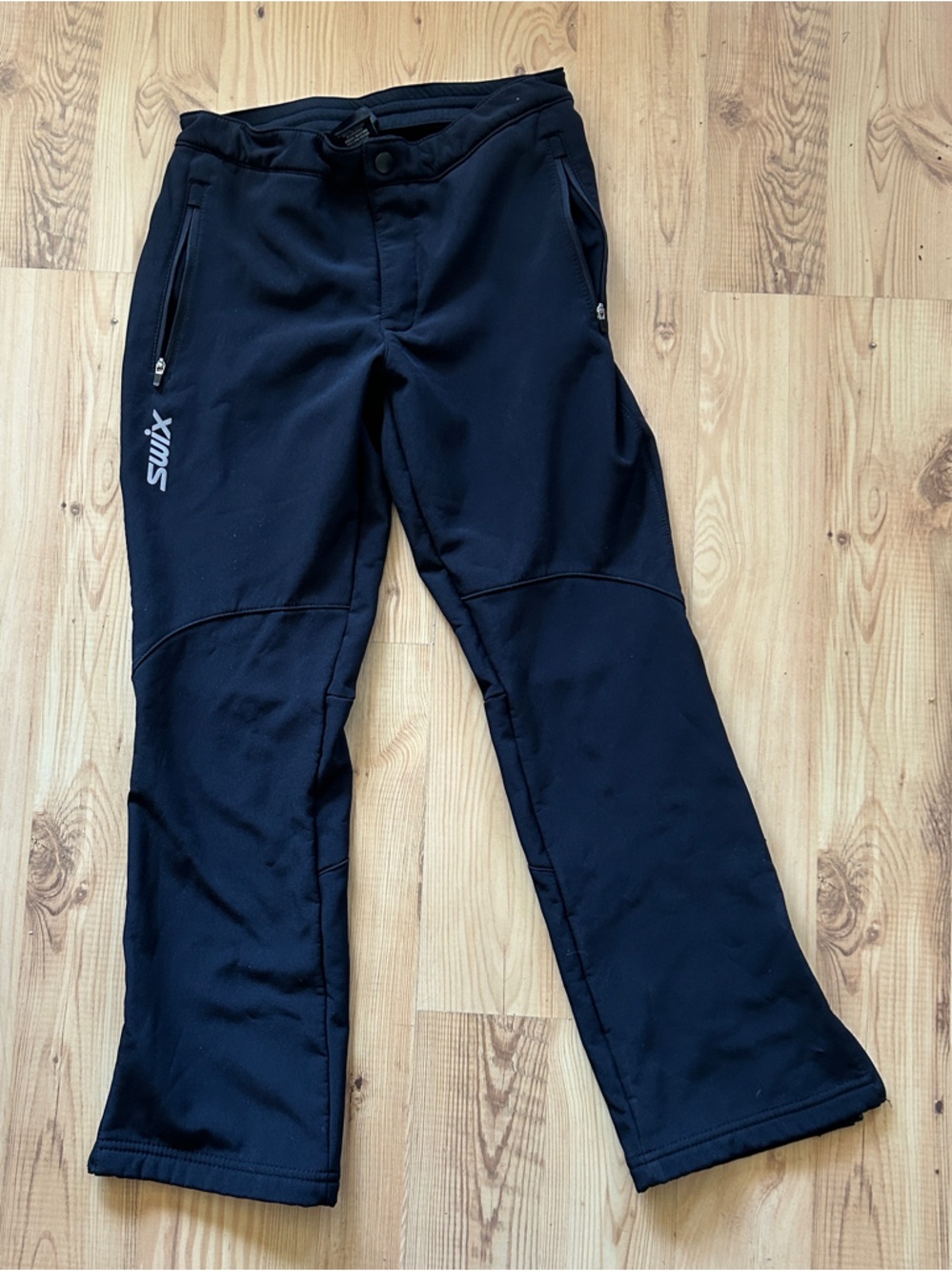 Swix Kids Black Active Softshell Ski Pants